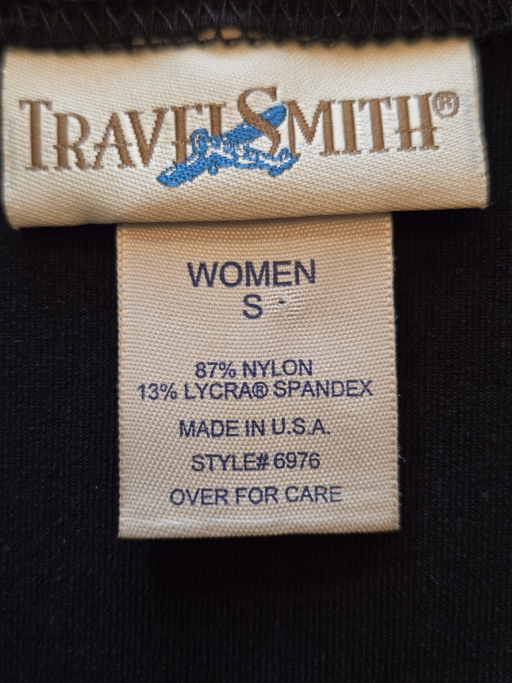 TravelSmith Black 3/4 Sleeve Maxi Dress - Picture 8 of 12